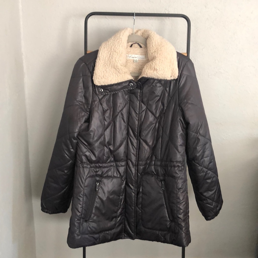 Kenneth Cole Quilted Bomber-style Coat